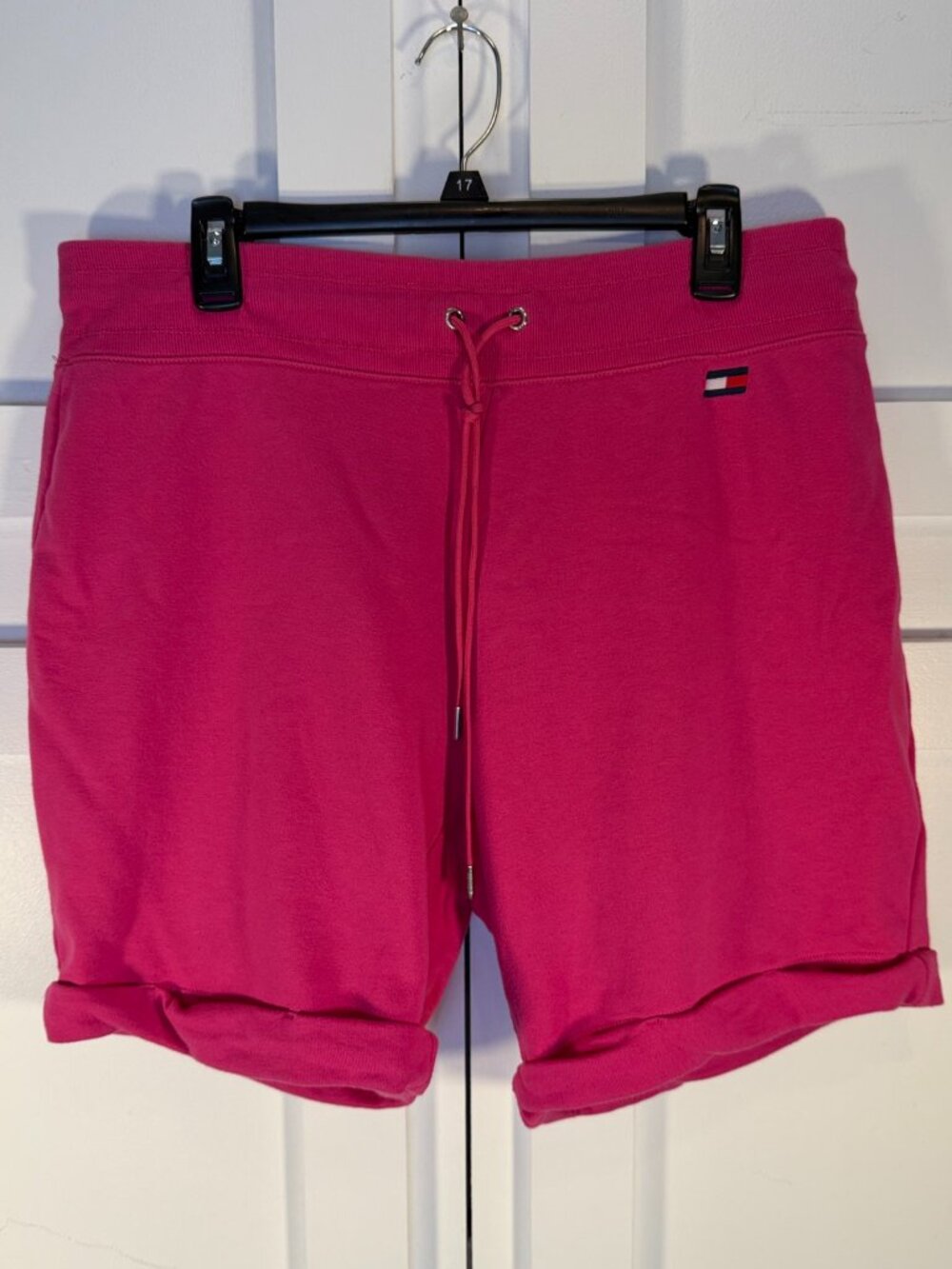 Tommy Hilfiger Women's Sport Pink Shorts 1X - Picture 2 of 10